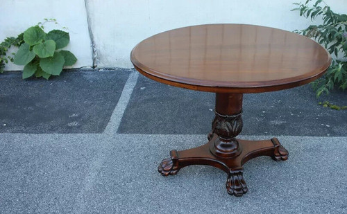 Antique empire style walnut - antique,