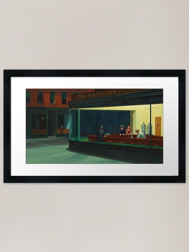Nighthawks edward hopper - by,