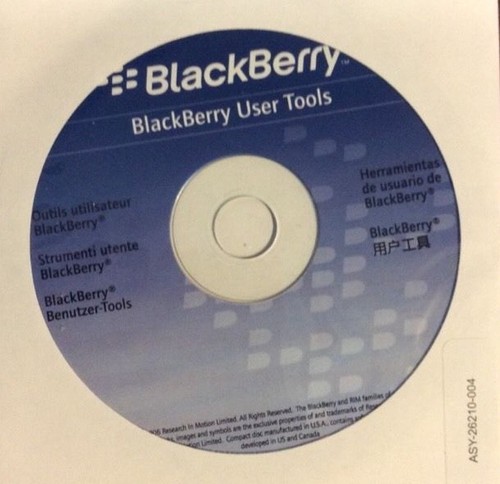 Blackberry user tools disk - tools, and