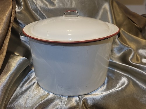 Vintage large white gal - white, 3
