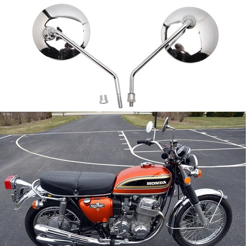 Chrome motorcycle rearview - chrome,