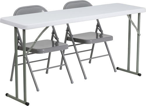 Plastic folding table - ft,