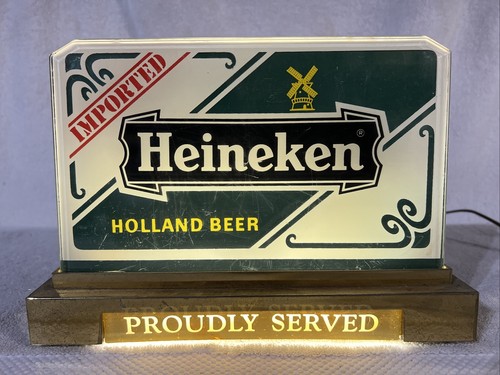 Heineken beer sign lighted - sign,