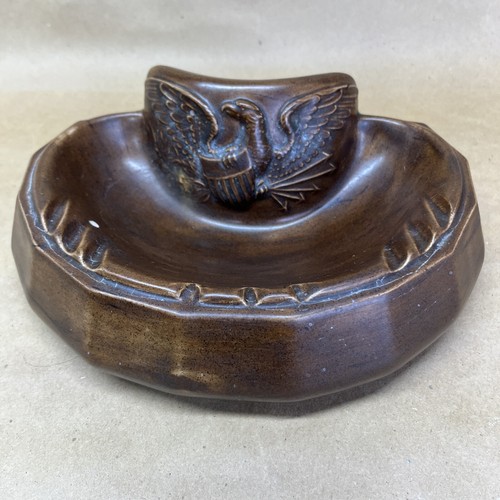 Vintage brown ceramic art