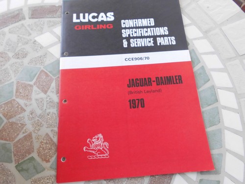 Lucas original parts catalog - original,
