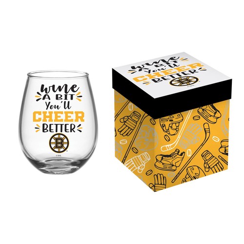 Boston bruins 17oz boxed - bruins,17oz,