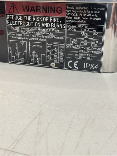 Sauna heater stainless - sauna, steel