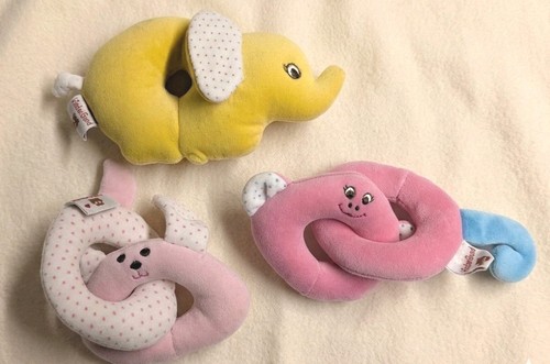 Vintage gund rattle - vintage, stuffed