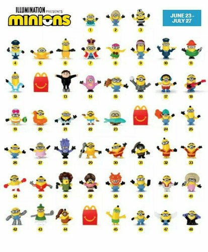 Minions despicable toys - despicable,