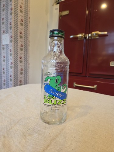 2000s sobe glass bottle - sobe,