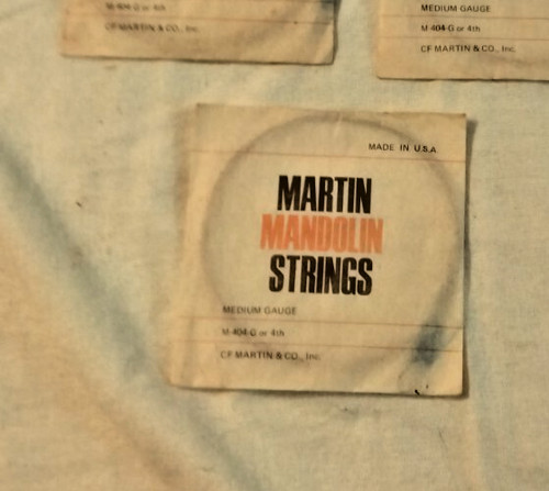 New martin mandolin strings - new,