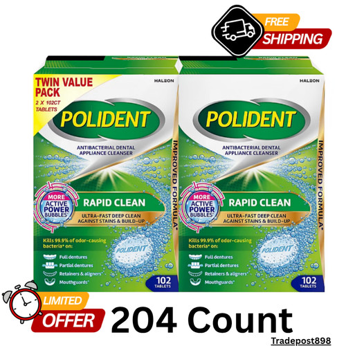 Polident denture cleanser - denture,