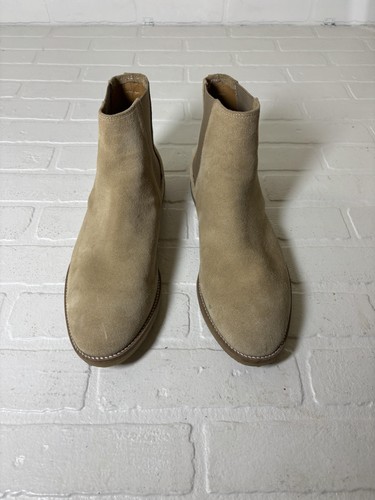 Zara tan suede chelsea - tan,
