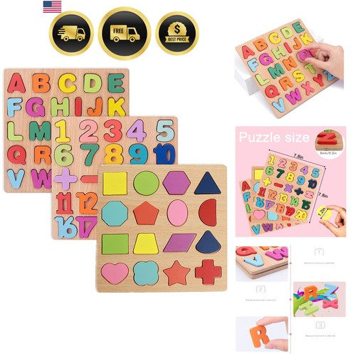 Wooden puzzles for toddlers - puzzles,