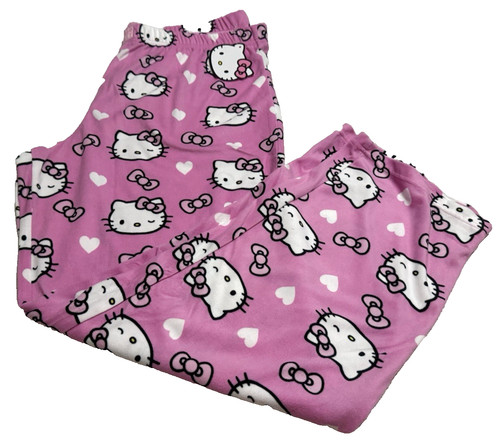 Hello kitty fleece pajama - hello,