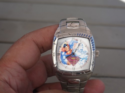 Gently used fossil superman - gently,