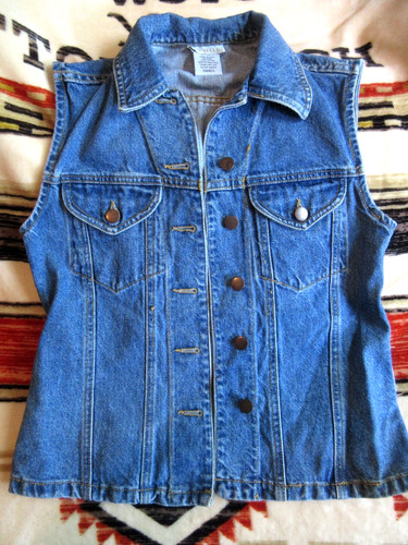 Pastille vtg demin vest size - vest,