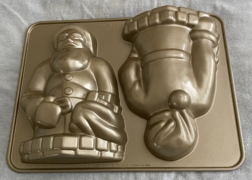 Nordic ware vintage santa - vintage,