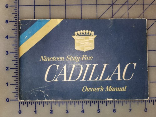 1965 cadillac owners manual - owners,