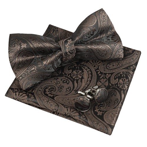 Mens paisley bow tie pocket - mens,