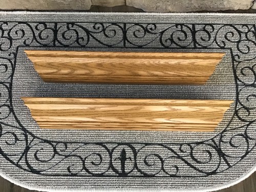 Solid oak floating shelf - solid,