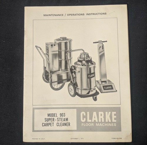 Vtg clarke model 903 super - vtg,