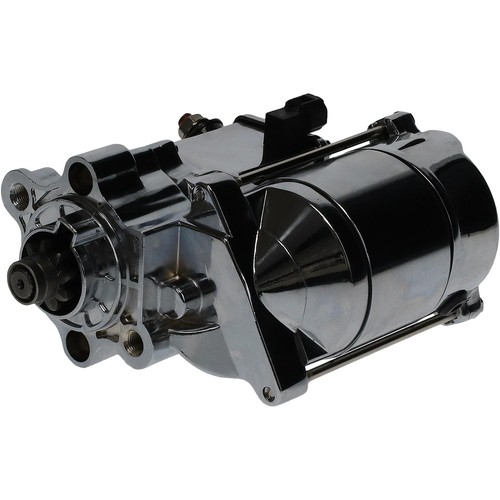 New chrome 12v starter - new,