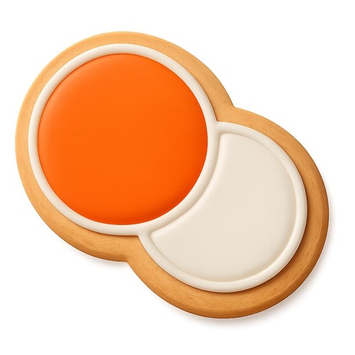 Double suns cookie - double, cutter