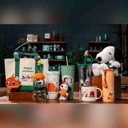 Starbucks peanuts snoopy - peanuts,