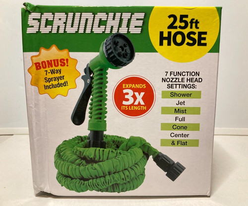 Scrunchie garden hose 25ft - 25ft, w/