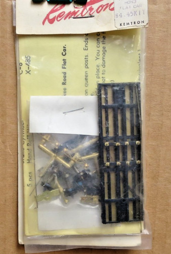 Kemtron 2007 brass flat car - kemtron,
