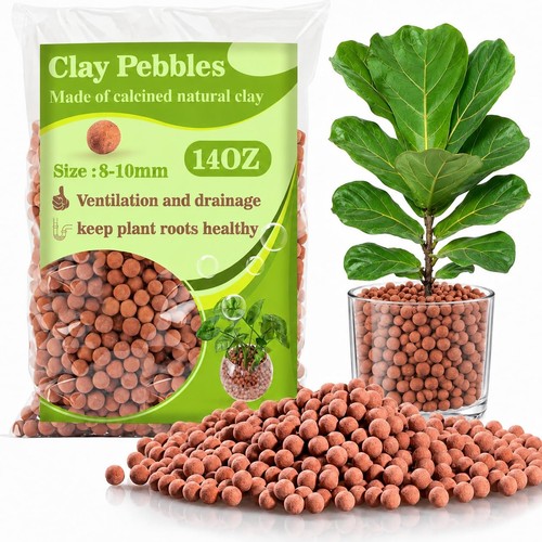 Clay pebbles for plants - pebbles,