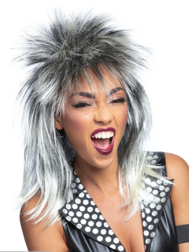 80s rock diva wig blonde - wig,