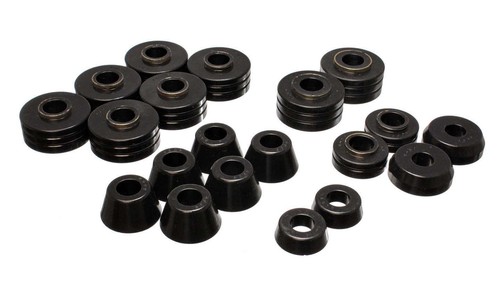 Bronco body mounts - bronco, mounts-black
