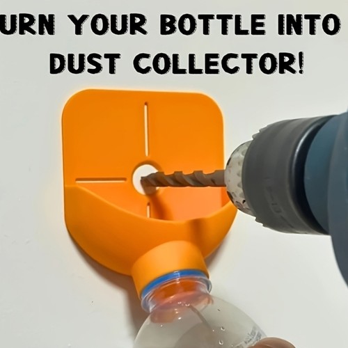 Plastic drill dust - plastic, collector