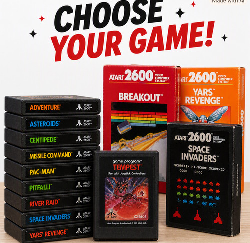 Atari 2600 video games tested - atari,