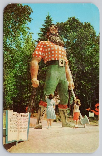Paul bunyan statue enchanted - statue,