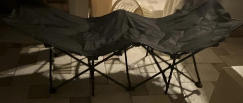 Black folding portable camping - black,