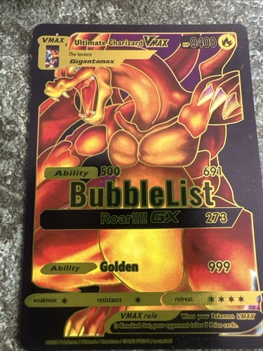 Ultimate charizard black foil - ultimate,