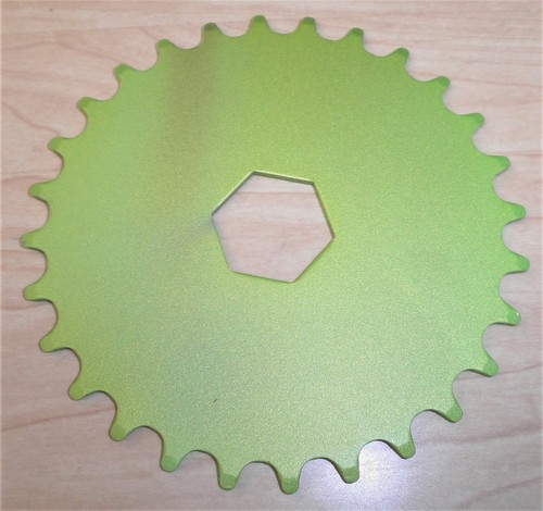 Matte light green 28t kids - green, kids/bmx