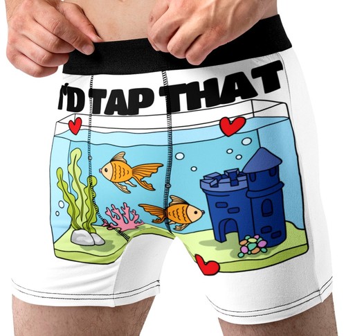Fish tank boxer briefs mens - fish,