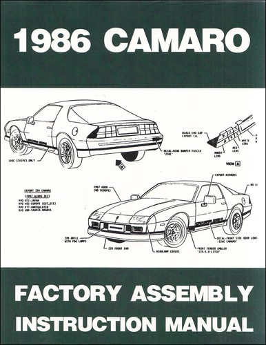 1986 camaro plus - z28, iroc