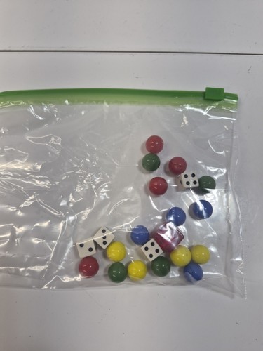 Vintage dice glass marbles - vintage, dice/glass
