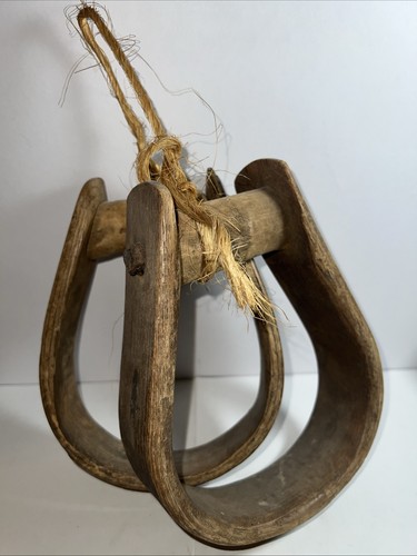 Pair vintage wooden - pair,