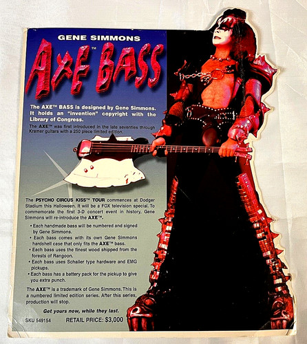 Kiss gene simmons promo - simmons, store