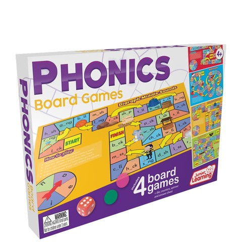Phonics board games set 6 - games,