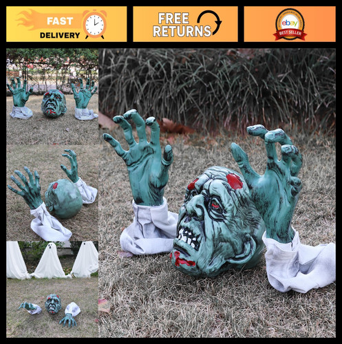 Realistic zombie garden stakes - zombie,