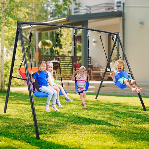 440lb metal swing set - swing,