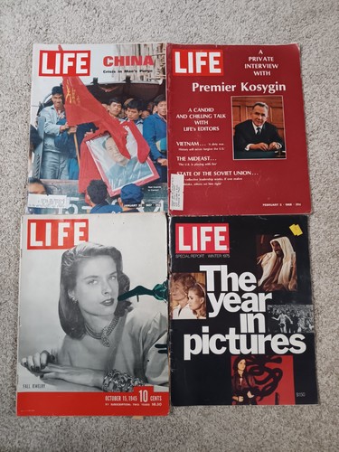 Life magazine vtg lot - life,
