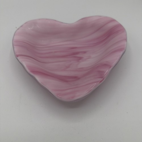 Pink heart shaped dish - shaped,